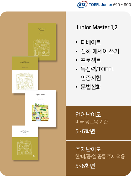 Overview: Junior Master 1, 2