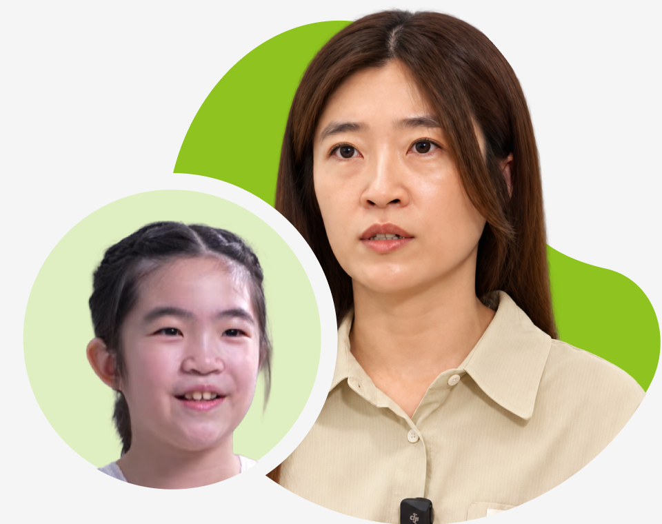 홍재민 학생과 어머니